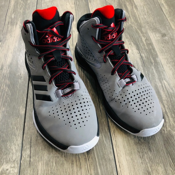 Adidas | Kid's Cross Em Up Basketball Shoes - Picture 3 of 8